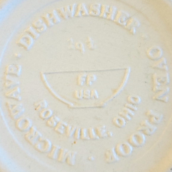 Vtg Canister Crockpot Ceramic Geese 1 Qt Oven Proof Lidded Flour Beans - Picture 7 of 7